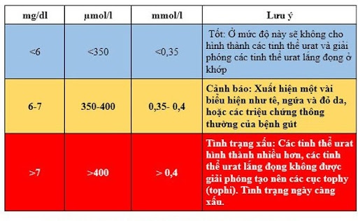 Cơ chế hình thành bệnh và nguyên tắc trong điều trị Gout